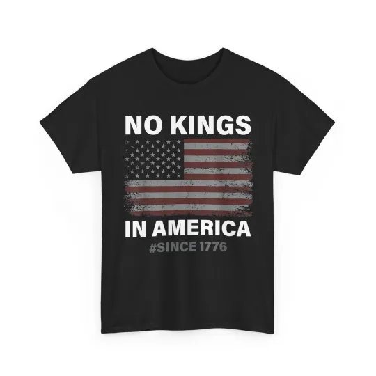Discover No Kings Shirt, No Kings in America Since 1776 American Flag Shirt