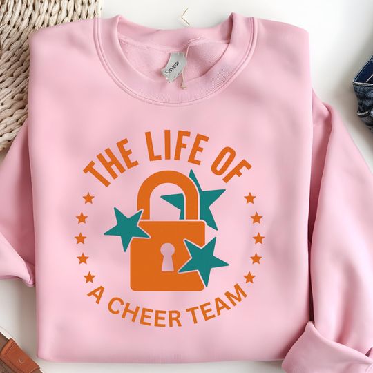 Discover Life of a Cheer Team Sweatshirt, taylor version Cheer Shirt, Swift Shirt, Taylor Movie Shirt, Cheer Life, Cheerleader Shirt