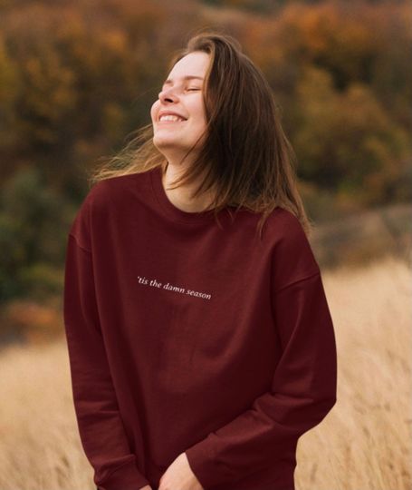 Tis the damn season Unisex Sweatshirt; Taylorr Swifts Evermore Album Sweatshirt