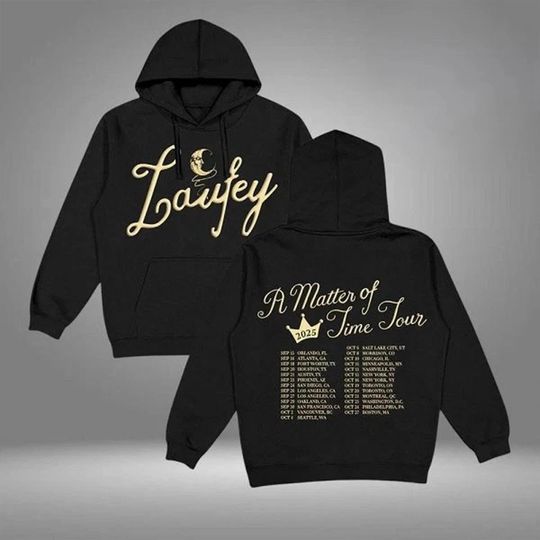 Laufey A Matter Of Time Tour Double Sided Hoodie