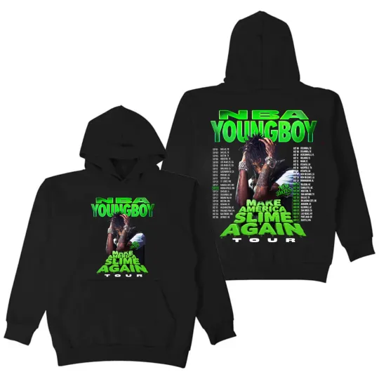 Discover YoungBoy Never Broke Again Tour 2025 Hoodie