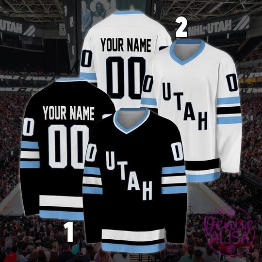 Personalized Utah Hockey Club Hockey Jersey, Jersey For Men With Your Team Name, Fan Hockey Jersey