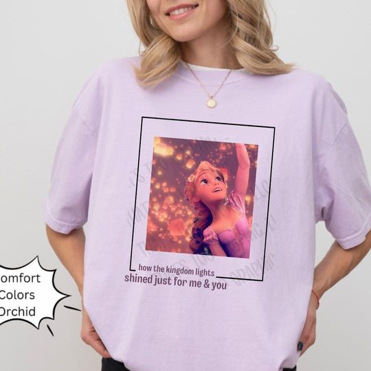 Discover Magical Tangled Princess Kingdom Lights Shirt | Unique Magical Vacation Shirt