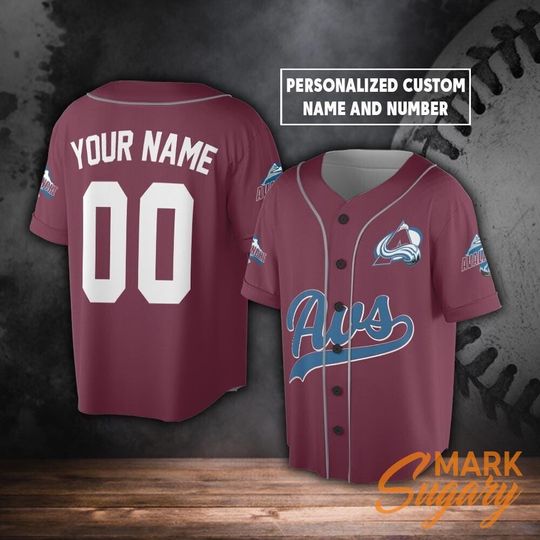 Discover Colorado Hockey Baseball Jersey, Avalanche Ice Hockey Jersey Shirt, Avs Hockey Fan Game Day, Hockey Classic Jersey