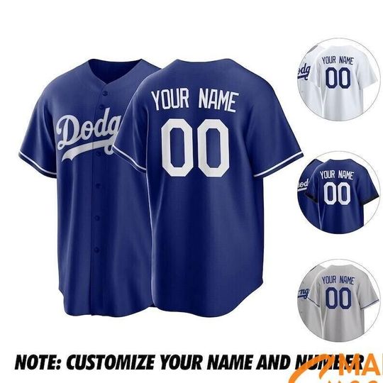 Discover Los Angeles D Baseball Jersey, Baseball Custom Jersey For Fans, Baseball Jersey Printed Customize Your Name And Number