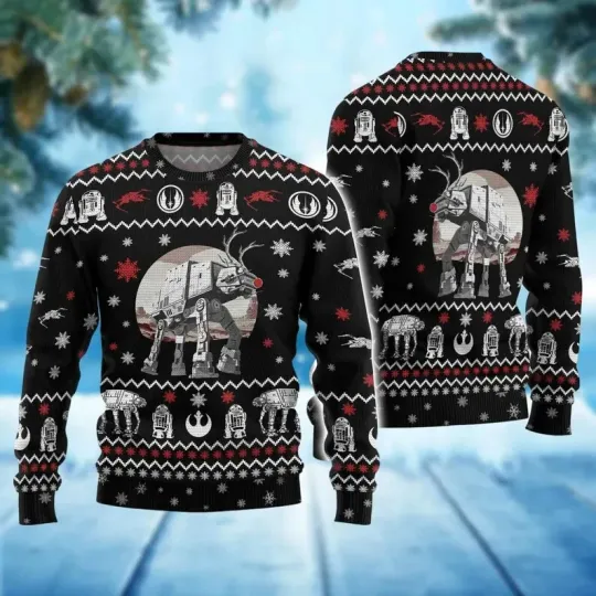 Discover BG Star Wars Ugly Christmas Sweater, Star Wars Spaceships Xmas Sweater, Disney C