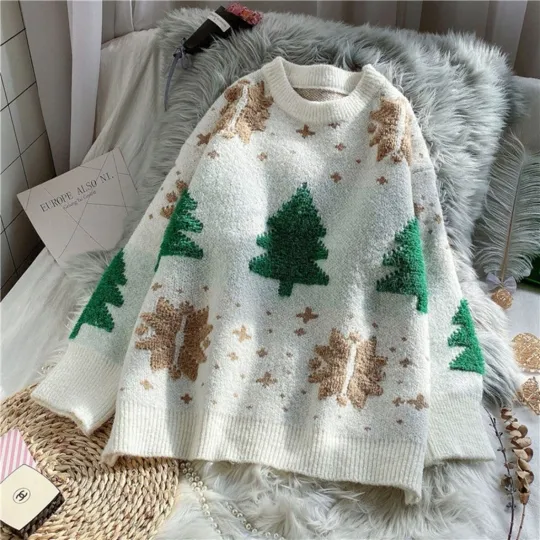Discover Ugly Christmas Tree Sweater Jumper Pullover
