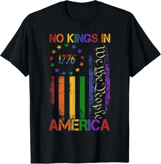 Discover Patriotic Pro-Democracy Protest June 14 No Kings In America T-Shirt