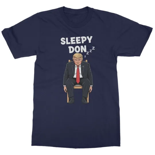Discover Sleepy Don In Kings Visit - Funny President Unisex T-Shirt