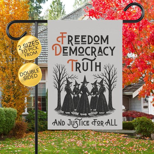 Discover Anti Trump Garden Flag: FDT Fall Design, Liberal Activist Decor