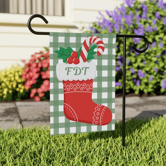 Discover FDT Christmas Garden Flag, Subtle Anti Trump, Funny Political Holiday Decor, Christmas Stocking, Democrat Gift, Liberal Yard Flag, Resist