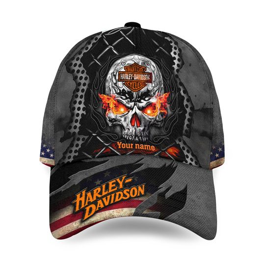Personalized Harley Motor Racing Davidson Classic Cap Gift