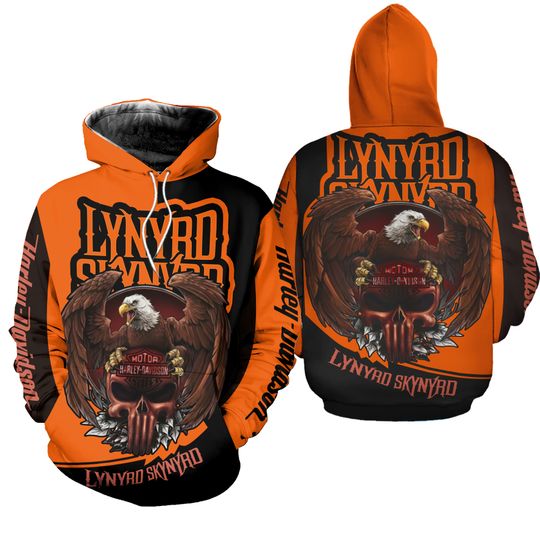 Lynyrd Skynyrd Eagle Free Bird 1973 Hoodie 3d - all printed, hot 2025