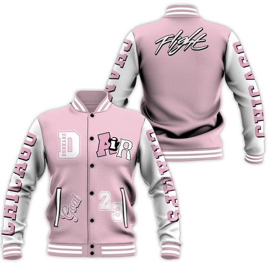 Dunkare Shirts To Match Retro Orchid 4s, Streetwear Varsity Jacket, 4 Orchid Pink Graphic Tee, Custom Name Bad Girl HAHA Varsity Jacket