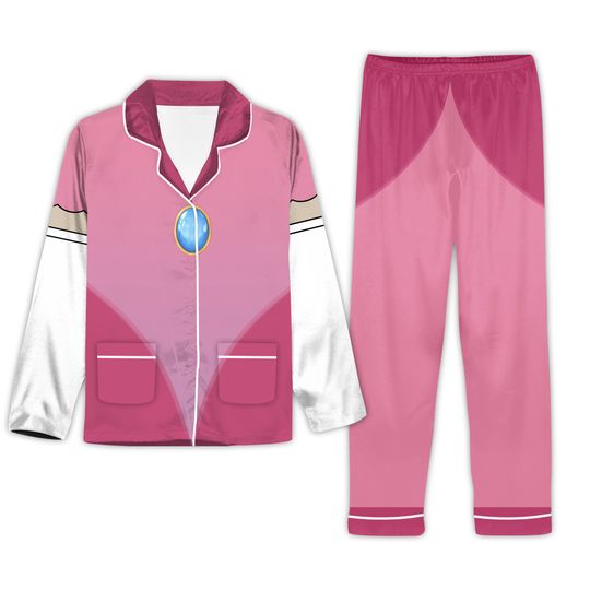 Princess Peach Pajamas Set, Super Mario Pajamas For Women, Mario Bros Video Game Pjs, Game Characters Cosplay Nightwear, Mario Gifts