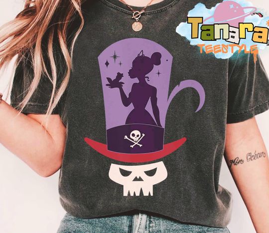 Discover Retro 90s Disney Princess And The Frog Tiana Tee, Crop Top, Dr. Facilier Villain Shirt, Magic Kingdom Family Vacation Holiday Gift