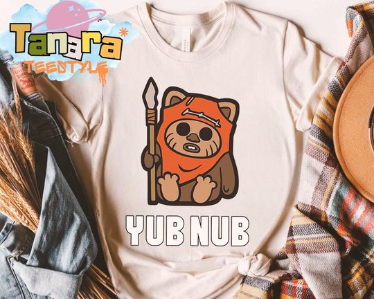 Discover Funny Ewok Wicket W. Warrick Yub Nub T-Shirt, Crop Top, Star Wars Day Tee, Galaxy's Edge Disney Vacation Gift, Family Holiday Shirt