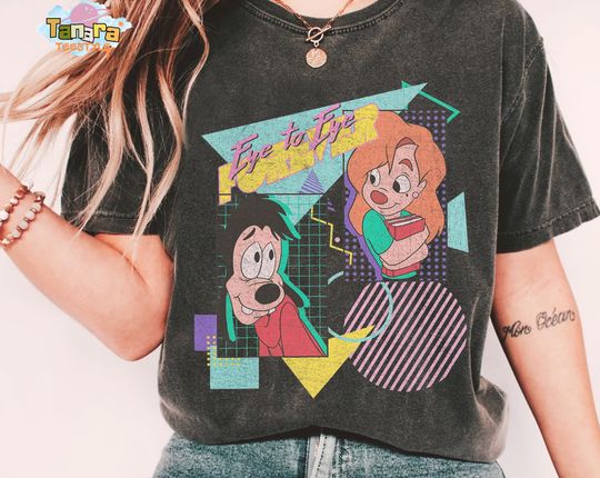 Discover Retro 90s Roxanne and Max Goof T-Shirt, Crop Top, A Goofy Movie Couple Design, Disney Valentine Gift, Classic 90s Cartoon Style