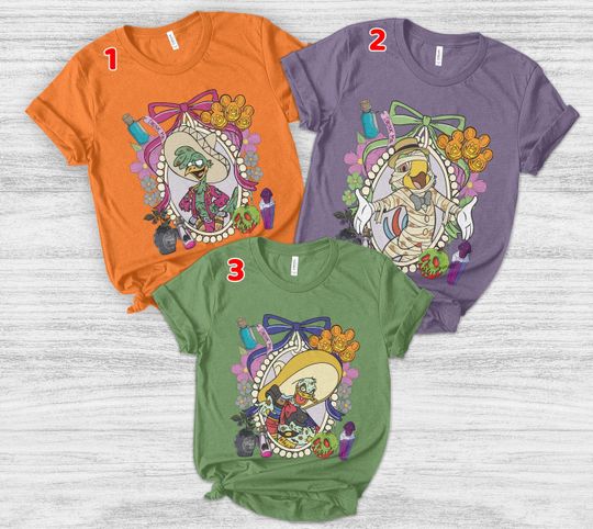 Discover Custom The Three Caballeros T-shirt, Donald Duck Jos Carioca Panchito Tee, Disney Halloween 2025 Group Shirt SLZO13