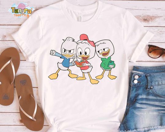 Discover Cute Disney DuckTales Huey Dewey & Louie Tee, Crop Top, WDW Magic Kingdom Disneyland Family Vacation Holiday Birthday Gift
