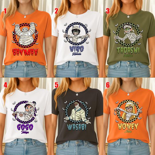 Big Hero 6 Costume Halloween Shirt, Big Hero 6 Shirt, Hiro Hamada Baymax Shirt