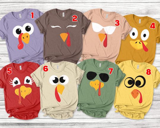 Turkey Thanksgiving Shirt, Turkey Thankful Shirt, Thanksgiving Shirt