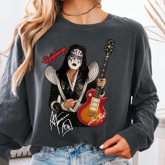 Ace Frehley T-Shirt, Unisex Rock Music Shirt, Kiss Band T-Shirt, 90s Music Lover Tee