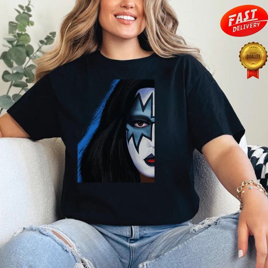 Ace Frehley Vintage Rock Legend Tribute T-Shirt, RIP Ace Frehley 2025, Rock and Roll Graphic