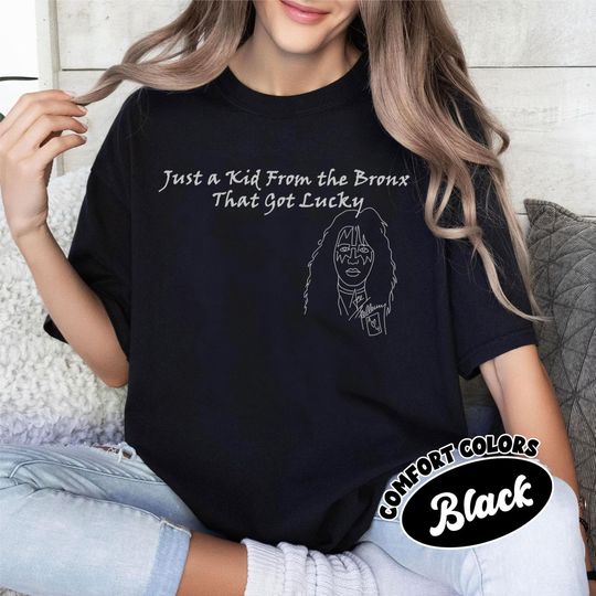 Ace Frehley T-Shirt, Iconic Ace of Hearts Autograph Memorial Music Tee