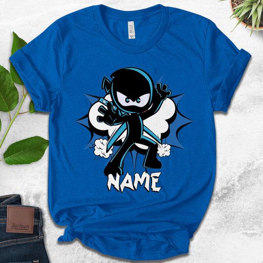Discover Ninja Kidz Birthday Shirt, Ninja Family Birthday shirts, Personalized Ninja Matching Family Shirt, Custom Ninja Shirt UMAB25