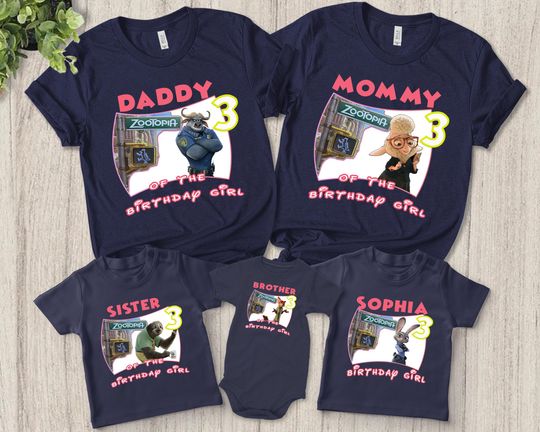 Discover Zootopia Custom Shirt, Zootopia Birthday Shirt, Zootopia Party T Shirt, Disney Birthday shirt, Judy Hopps Shirt, Toddler shirt S-26042301