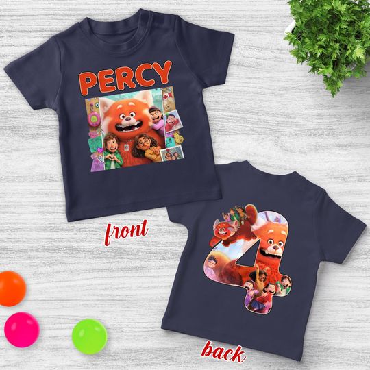 Turning Red Birthday Family Matching Shirt, Custom Turning Red Shirt