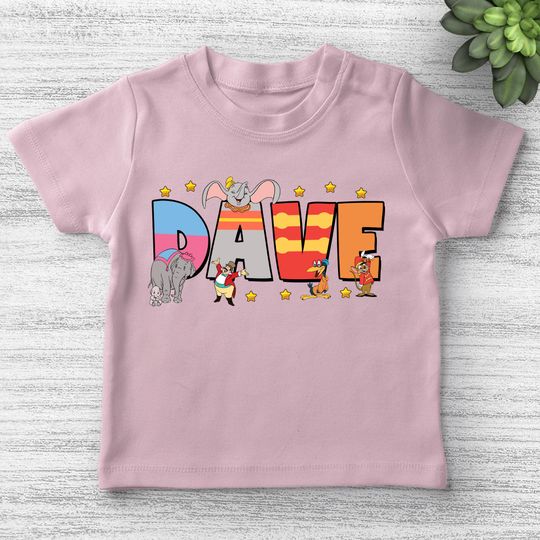 Discover Custom Name Dumbo Birthday Shirt, Disney Dumbo Character Shirt, Custom Disneyland Family Matching Trip Shirt UM2C14