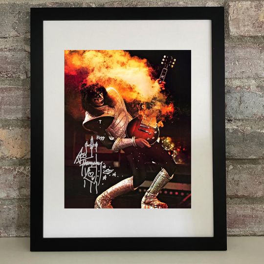 Discover Ace Frehley Autographed Signed Poster Print 8x10 Reprint Iconic Guitarist