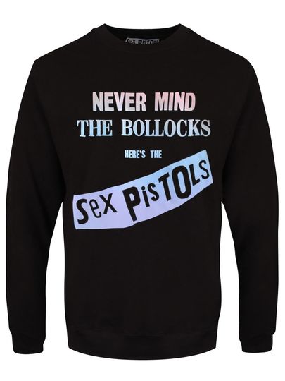 Discover The sx Pistols Never Mind The Bollocks Gradient Men's Black Sweater