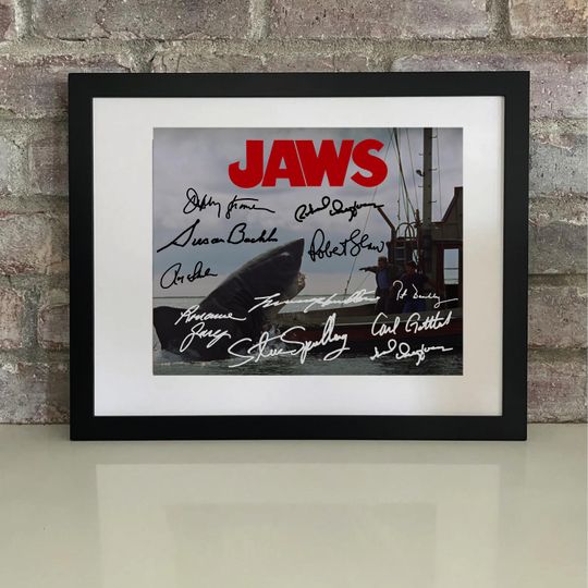 Discover Jaws Movie Poster Print Steven Spielberg Film Classic Movie Home Theater