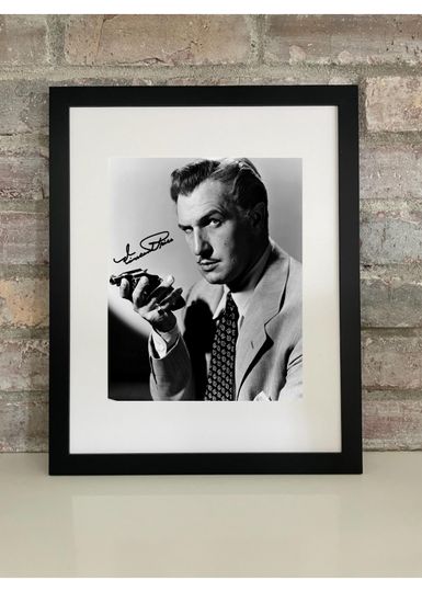 Discover Vincent Price Classic Horror Poster Photo