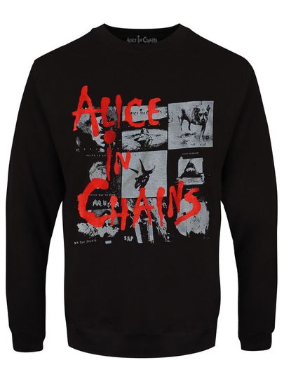 Discover ALC Band Albums Montage Men's Black Sweatshirt