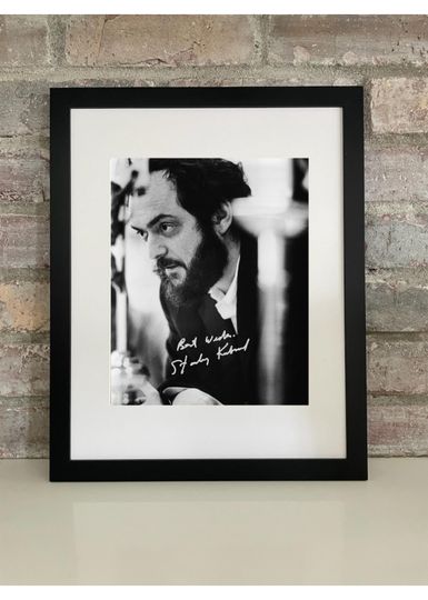 Discover Stanley Kubrick Portrait with Reprint Autograph  Film Director Tribute