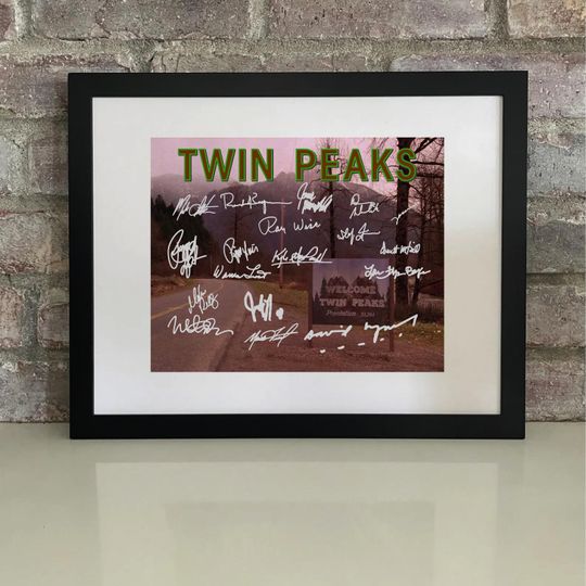 Twin Peaks  Cast Signed Autographed Reprint Photo Poster