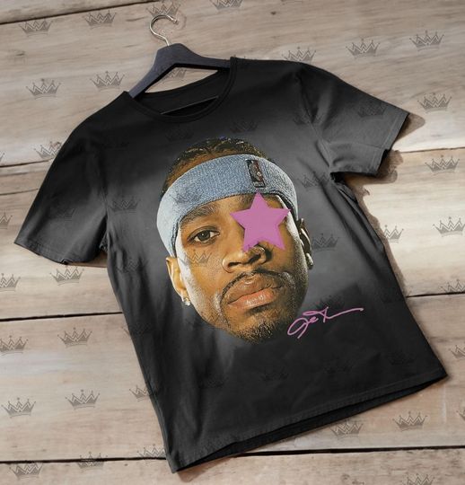 Allen Iverson Head Fan Tee, Unisex Basketball Legend T-Shirt