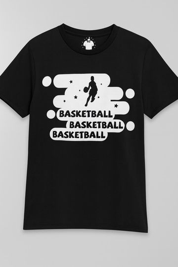 Discover Retro Basketball Player Graphic T-Shirt