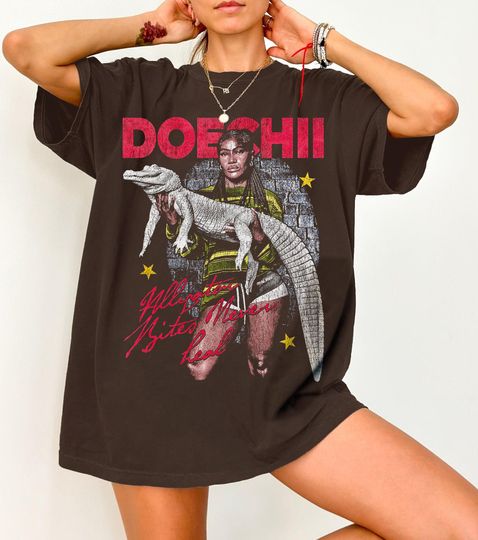 Discover Doechii Aligator Never Bites T Shirt, Doechii Vintage Graphic Shirt