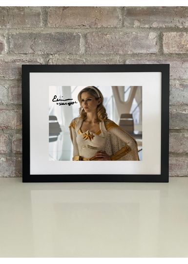 Discover Erin Moriarty The Boys Poster Photo Print with Reprint Autograph  Actress Superhero TV Show Memorabilia