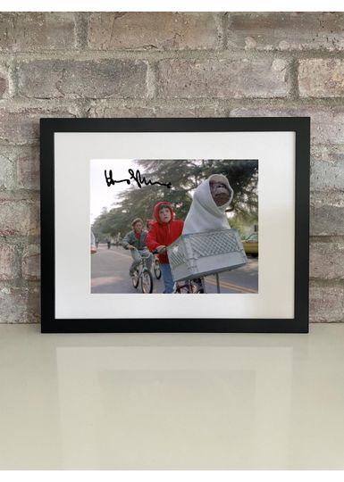 Discover Henry Thomas E.T. Movie Poster Photo Print with Reprint Autograph  Actor Collectible Wall Art