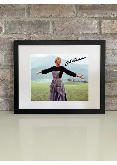 Discover Julie Andrews The Sound of Music Poster Photo Print with Reprint Autograph  Classic Movie Actress Collectible