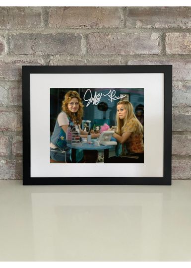 Discover Reese Witherspoon & Jennifer Coolidge Legally Blonde Poster Photo Print with Reprint Autograph  Movie Collectible