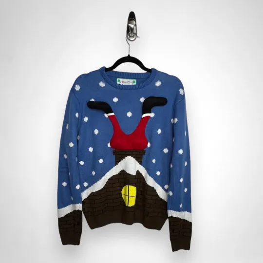 Discover Cute Ugly Christmas Santa Sweater Large UNISEX