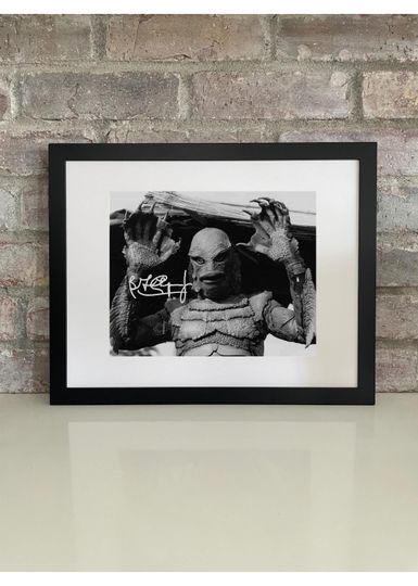 Discover Ben Chapman as Gill-man Poster Photo  Revenge of the Creature Autograph Reprint
