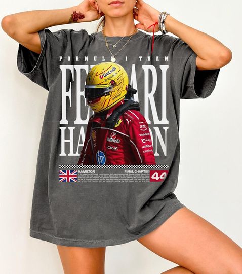 Discover Comfort colors Lewis Hamilton  T-Shirt Unisex Gifts for Him Her Racing fan CTR44